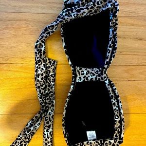 New leopard bandeau top XL